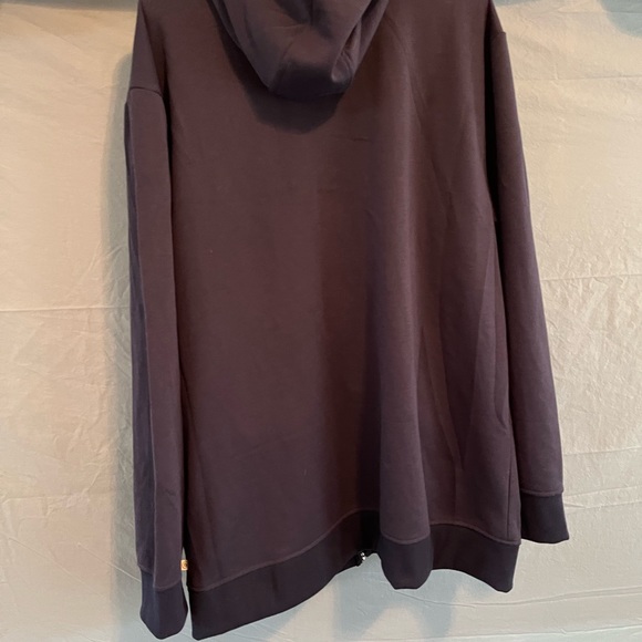 Mens XXL HANG 👣 TEN CALIFORNIA CLASSIC ZIP UP DARK BLUE HOODIE WITH POCKET - Picture 3 of 7